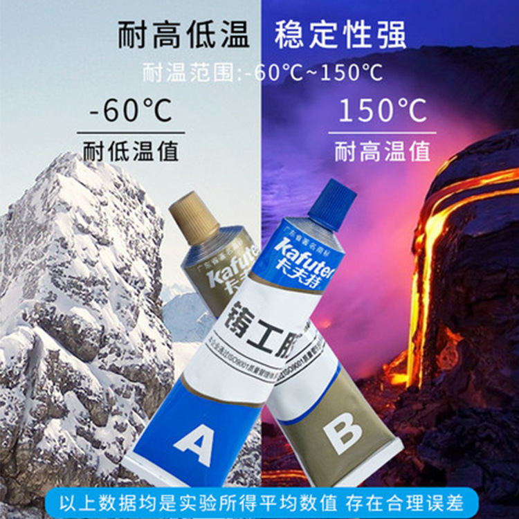 卡夫特Kafuter 铸工胶金属管道 修补胶强力堵漏 胶密封胶水卡夫特