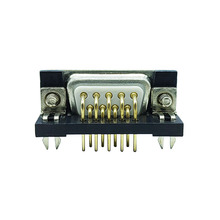 实芯9针RS232串口接头 DR9公头铆合插板式免焊快速接线端子连接器