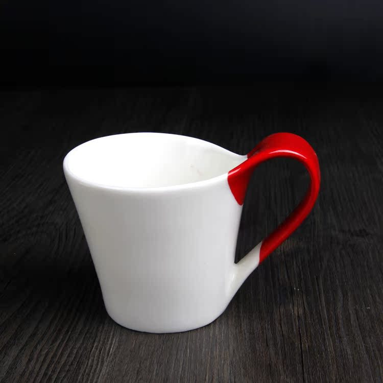 Taza de café de cerámica americana y platillo con bandeja traje italiano británico taza de té negro té de la tarde taza de leche taza de desayuno