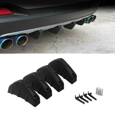 Mini rear lip car modification universal rear spoiler small surround bumper chassis decoration with deflector (Spoiler)