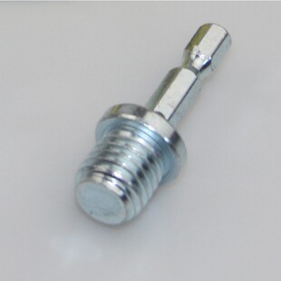 Disc Flocked Sandpaper Self-Adhesive Disc Polishing Disc Connecting Rod Converter Connector Hexagonal Electric Drill Conversion Shaft M10