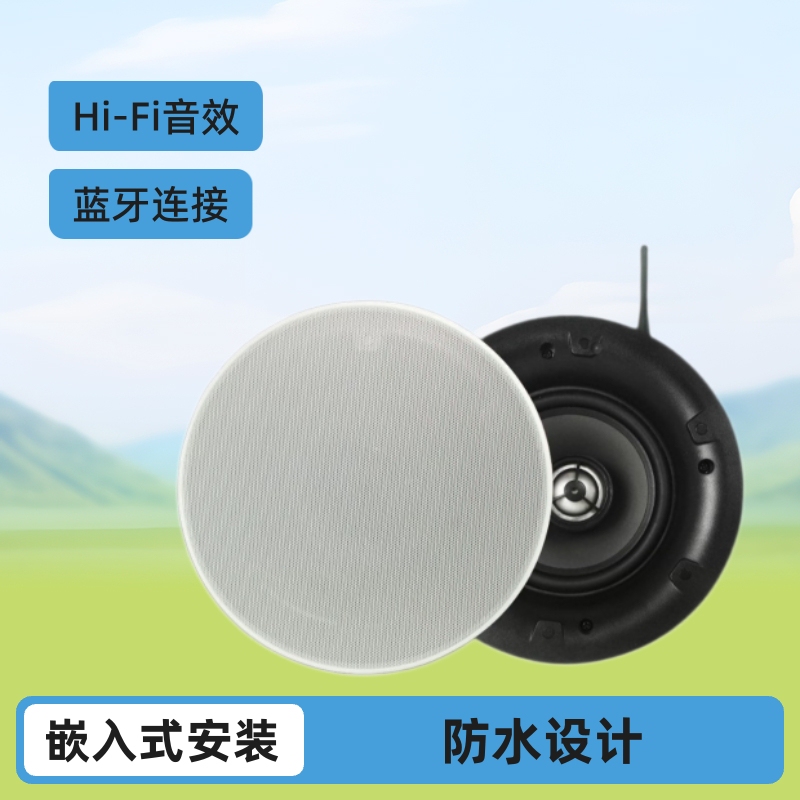 Tianlai Waterproof Bathroom Kitchen Ceiling Speaker Bluetooth Background Music Moisture-Proof Ceiling Embedded Speaker A502