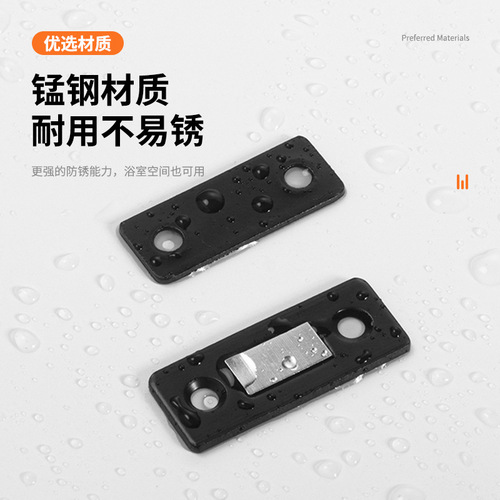 Magnetic cabinet door without drilling, ultra-thin magnetic cabinet suction strong magnetic door collision kitchen cabinet door invisible drawer wardrobe door magnet collision