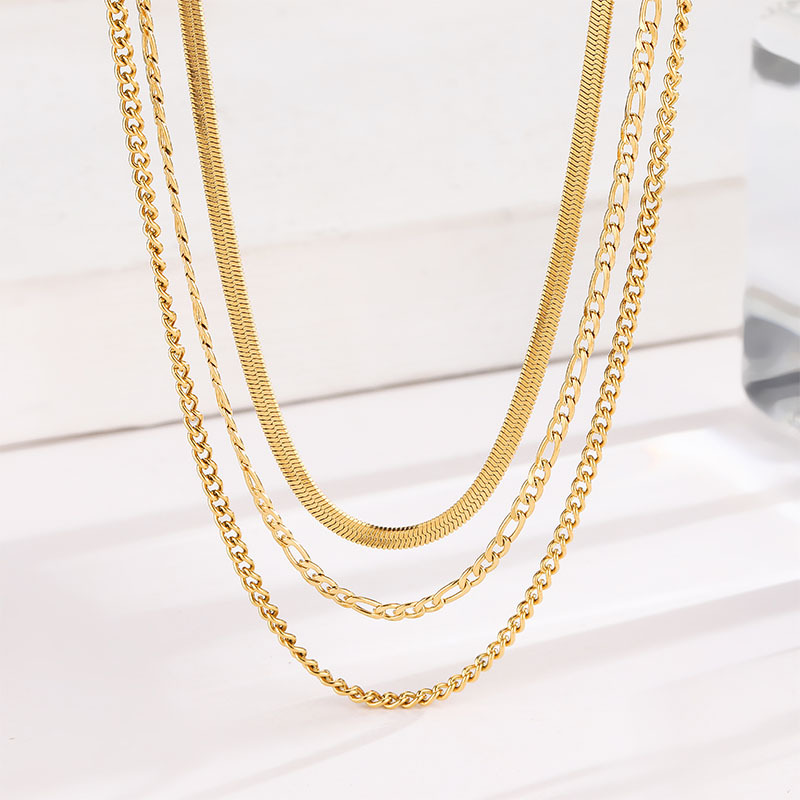 Our Minimalist Layered Necklace Blends Delicate Chains And Quiet Luxury. Wear It As A Little Reminder Of Your Own Beauty And Calm Confidence.Designed_voghion.com