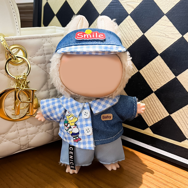 ラブブ服ラブブ17cm人形ベビー服かわいい着せ替えスーツおもちゃの服のみに適しています|undefined