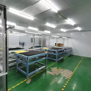 触摸广告机屏装配生产线 横竖屏多画面直播机组装流水线工厂定制
