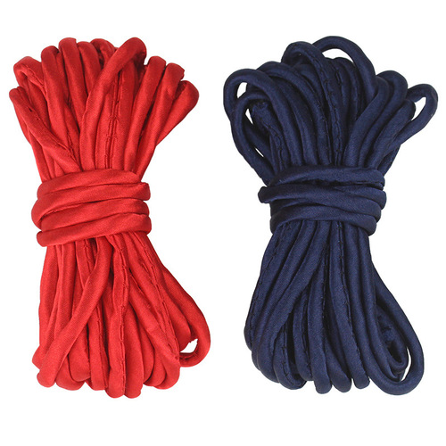 Pendant button material cloth strip retro Chinese style female Chinese double color round rope Tang suit cheongsam button auxiliary material 