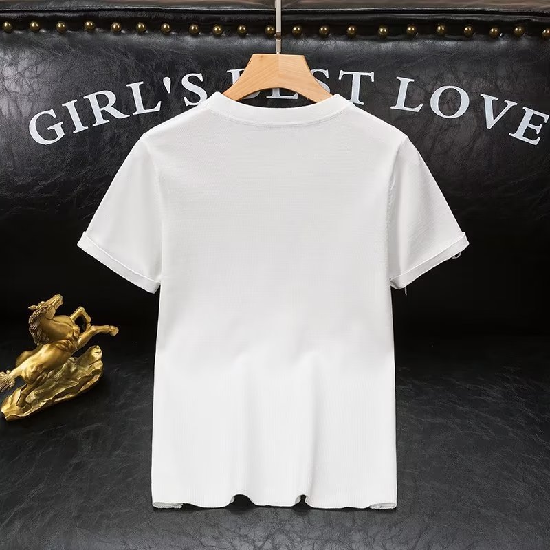 Spring Tide, Gioventù, Pop, Semplice e alla moda Marchio Standard Instagram, Girocollo, Stile urbano, Nuova T-shirt per uomo_voghion.com