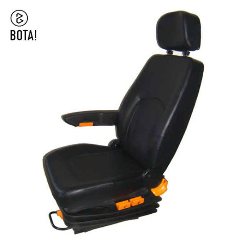 Suspensión de aire airbag amortiguación asiento solo apoyabrazos alto respaldo asiento del conductor ajustable asiento del conductor del camión pesado