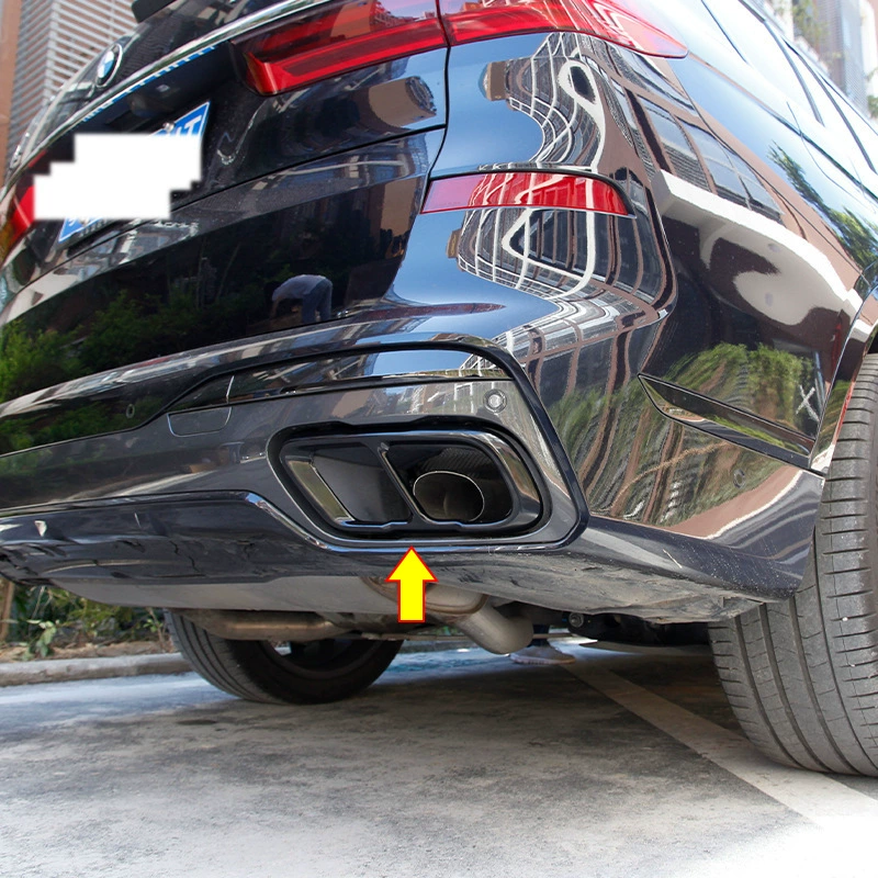 Для спортивной версии BMW X5 G05 X6 G06 X7 G07 19–21 подходящая нержавеющая сталь задняя глотка декоративная крышка