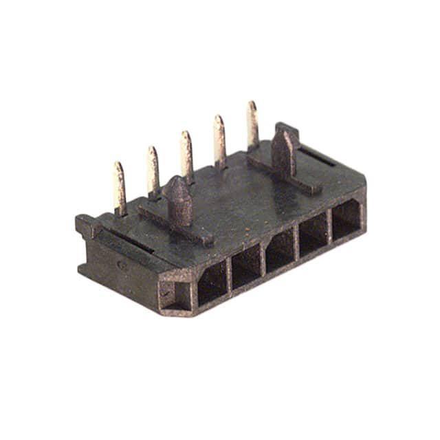 436500500 molex 矩形连接器 - 针座 - 公插针 5pin He