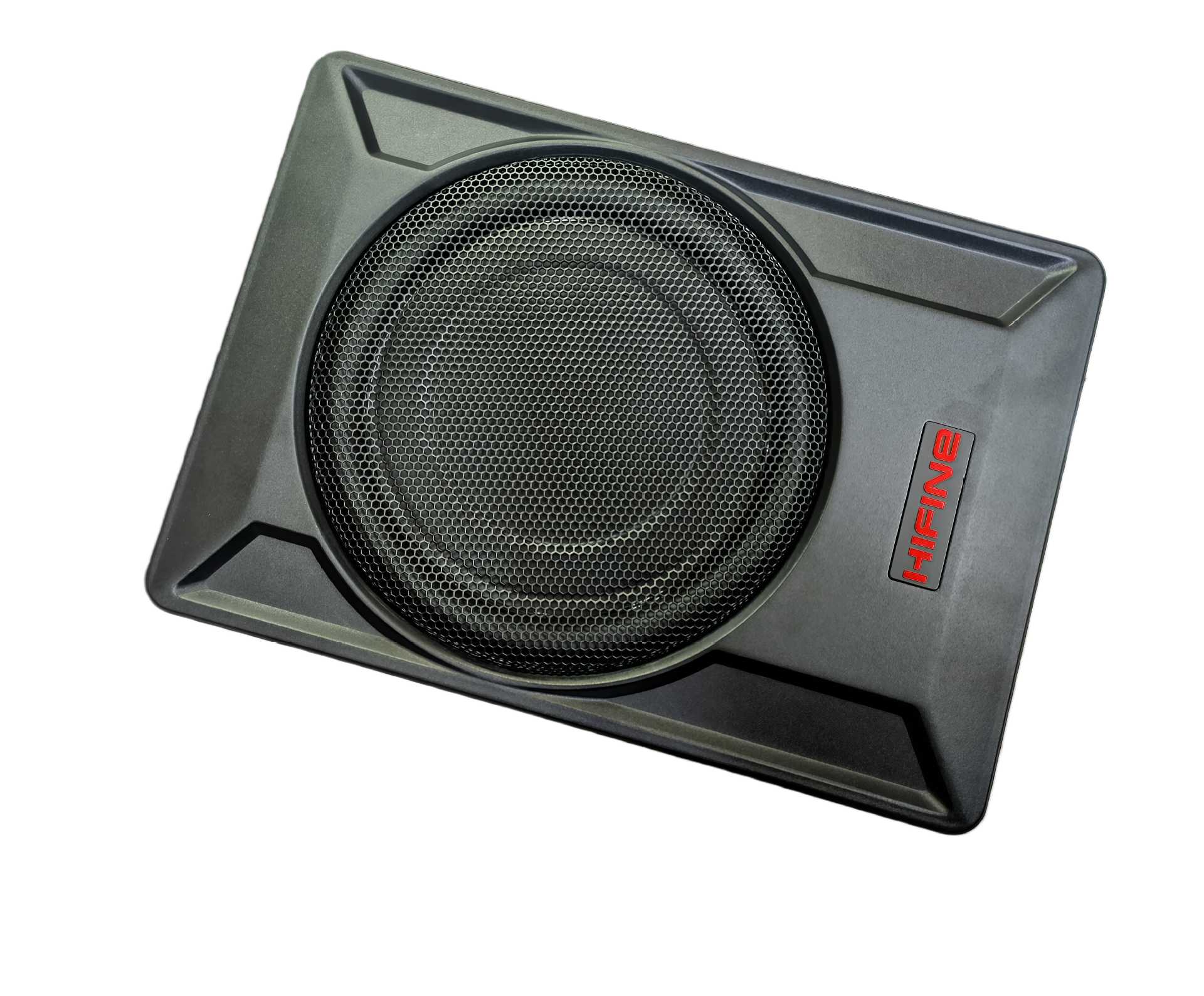 Hifine Car Subwoofer with Super Bass and High Power, 10inch Active Ultra-Thin Seat Audio System Modification