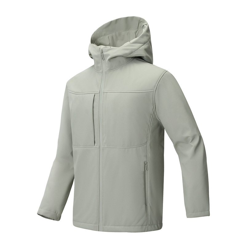 Niaojia Outdoor New Goose down Jacket Women's Long-Haired Silver Fox Velvet Soft Shell Jacket Men's Windproof and Waterproof Mountaineering Jacket