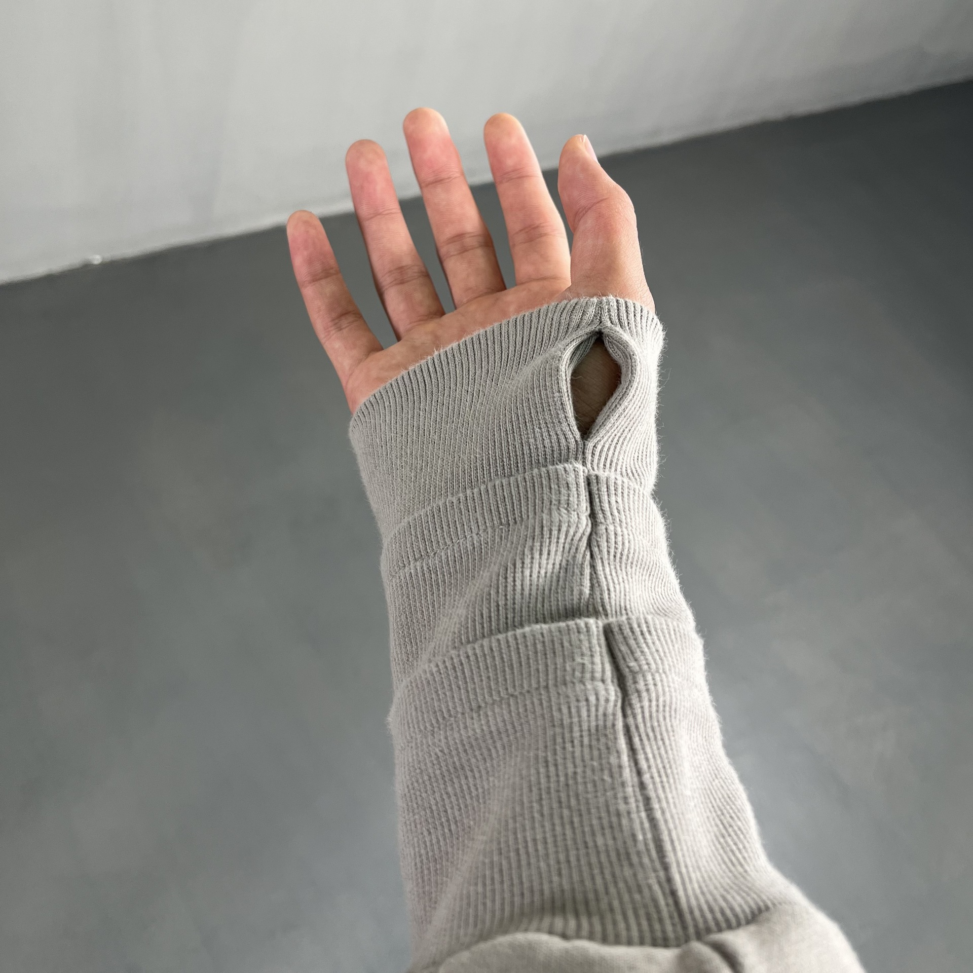 Men's Clothing washed old hooded jacket with loose edge ninja sleeves oversize sweater hoodies_voghion.com