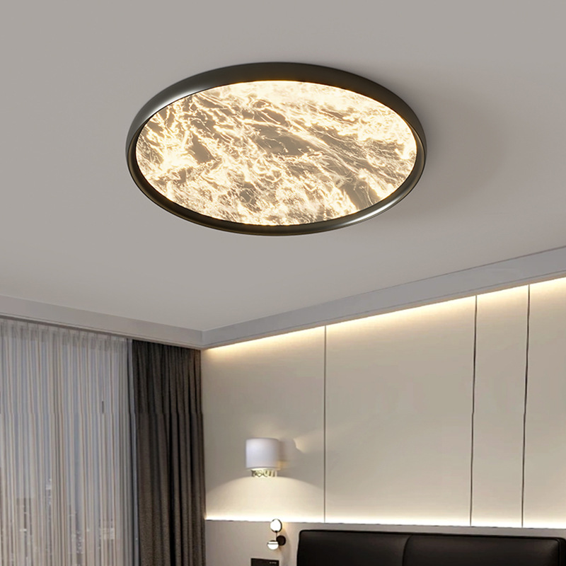 [Selección estricta] lámpara de techo italiana 2025 nuevo espectro completo ultra delgado minimalista de alto nivel nubes de niebla lámpara de habitación principal