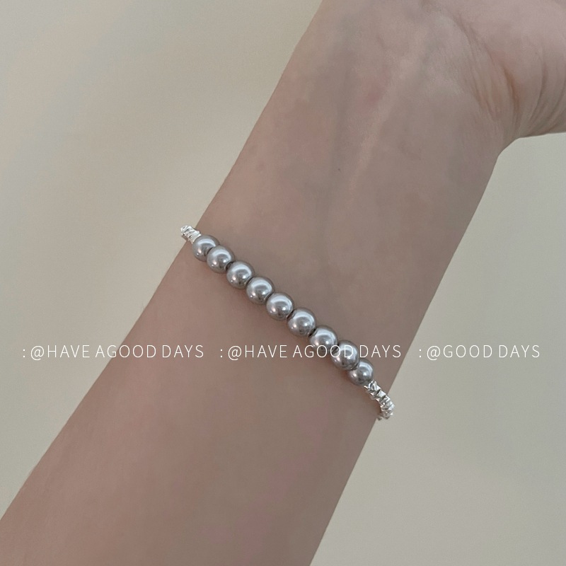 Einfacher Stil Geometrisch Künstliche Perle Kupfer Perlen Überzug Frau Halskette display picture 2