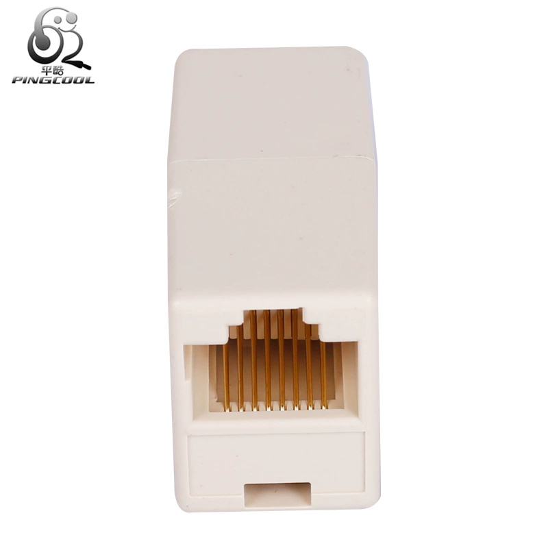 Заводская сетевая пара разъем RJ45 сетевая сквозная головка сетевой кабель разъем 8P8C удлинительная головка бежевый один к одному