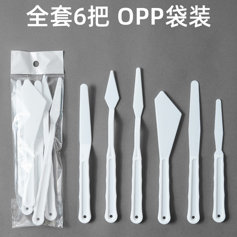 Pintura al óleo transfronteriza raspador de plástico, pintura, pintura, pintura de gouache acrílico, pintura, raspador