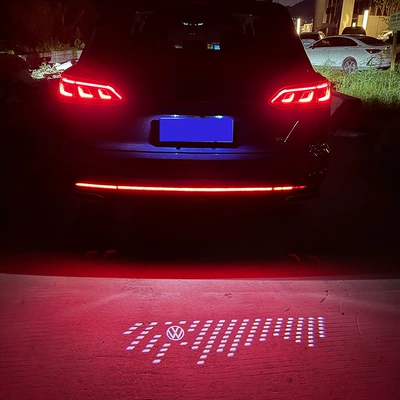 Suitable for Volkswagen license plate projection lights for Magotan B9, Passat, Lingdu, T-Roc, Tayron, Tiguan, Teramont, Sagitar (License plate lamp) - 12-25-models-of-sagitar-license-plate-light-single-note