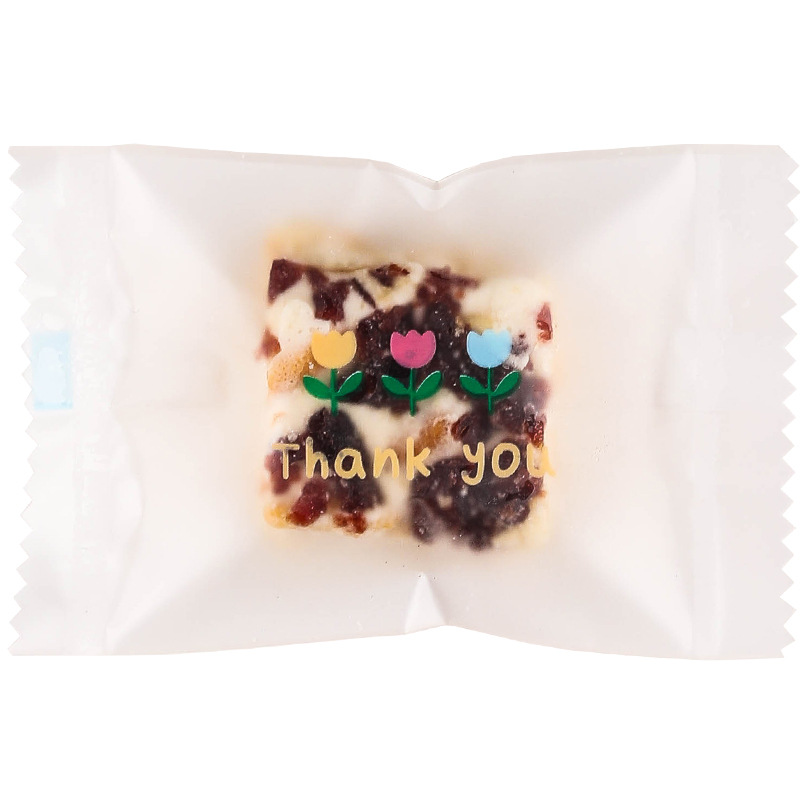 Serie de flores galletas bocadillo para hornear bolsa de embalaje máquina de postre bolsa de sello de caramelo pequeña máquina bolsa de sello