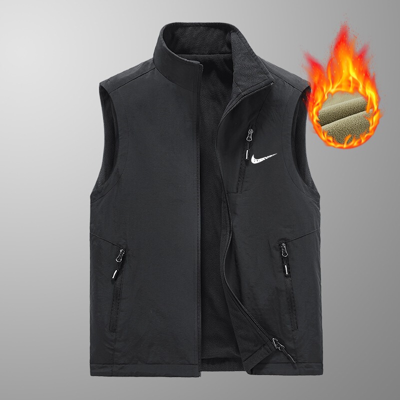 A generation of fashion brand autumn and winter waistcoat men's work waistcoat fashion vest fleece-lined winter coat vest A generation of fashion brand autumn and winter waistcoat men's work waistcoat fashion vest fleece-lined winter coat vest