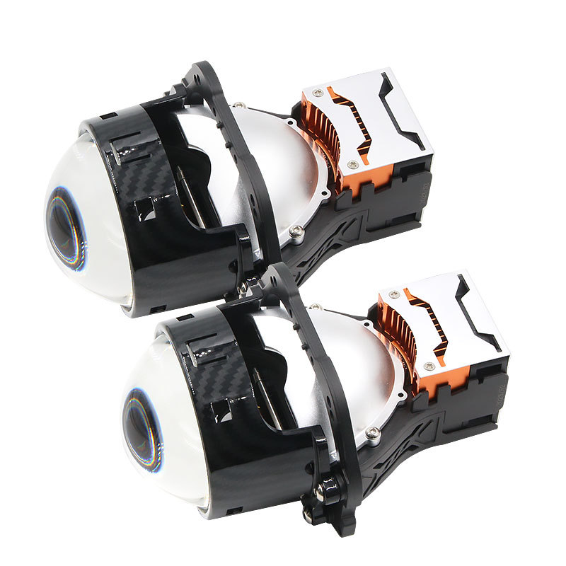 Nueva lente bifocal LED de 3 pulgadas con lente prismática, tres copas JS6JS7JS8, luces de coche modificadas súper brillantes mejoradas, gran venta.