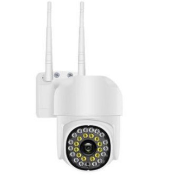 Máquina de pelota al aire libre 36 lámparas de alta definición cámara de monitoreo a color completo rastreo inteligente alarma acústica y óptica WiFi inalámbrico