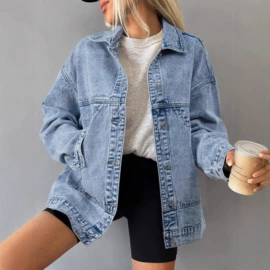 女士牛仔外套;其他短外套;女式衬衫