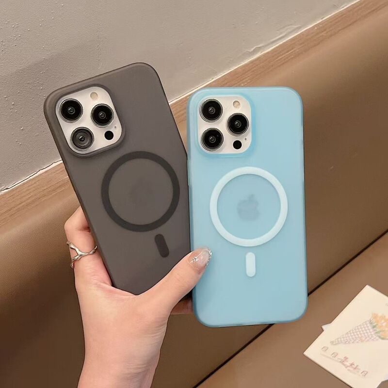 苹果17promax纯色简约磁吸手机壳适用iPhone16pro15防摔软壳1413|undefined