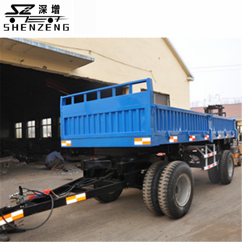 10吨自卸拖车 可自卸拖车 农用拖车 拖拉机挂车 全挂拖拉机牵引车