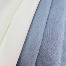 亚麻布素色家纺亚麻棉混纺面料春夏衬衫上衣裤子沙发抱枕布料