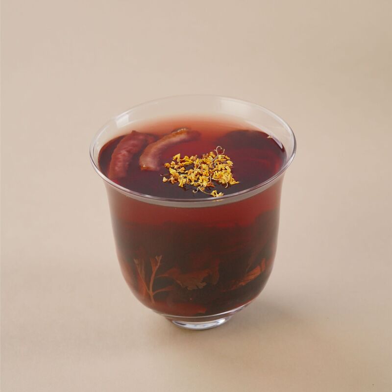 酸梅スープ材料パッケージ OEM 黒梅とキンモクセイ古い北京酸梅スープ材料パッケージ卸売 OEM 商業砂糖水材料|undefined