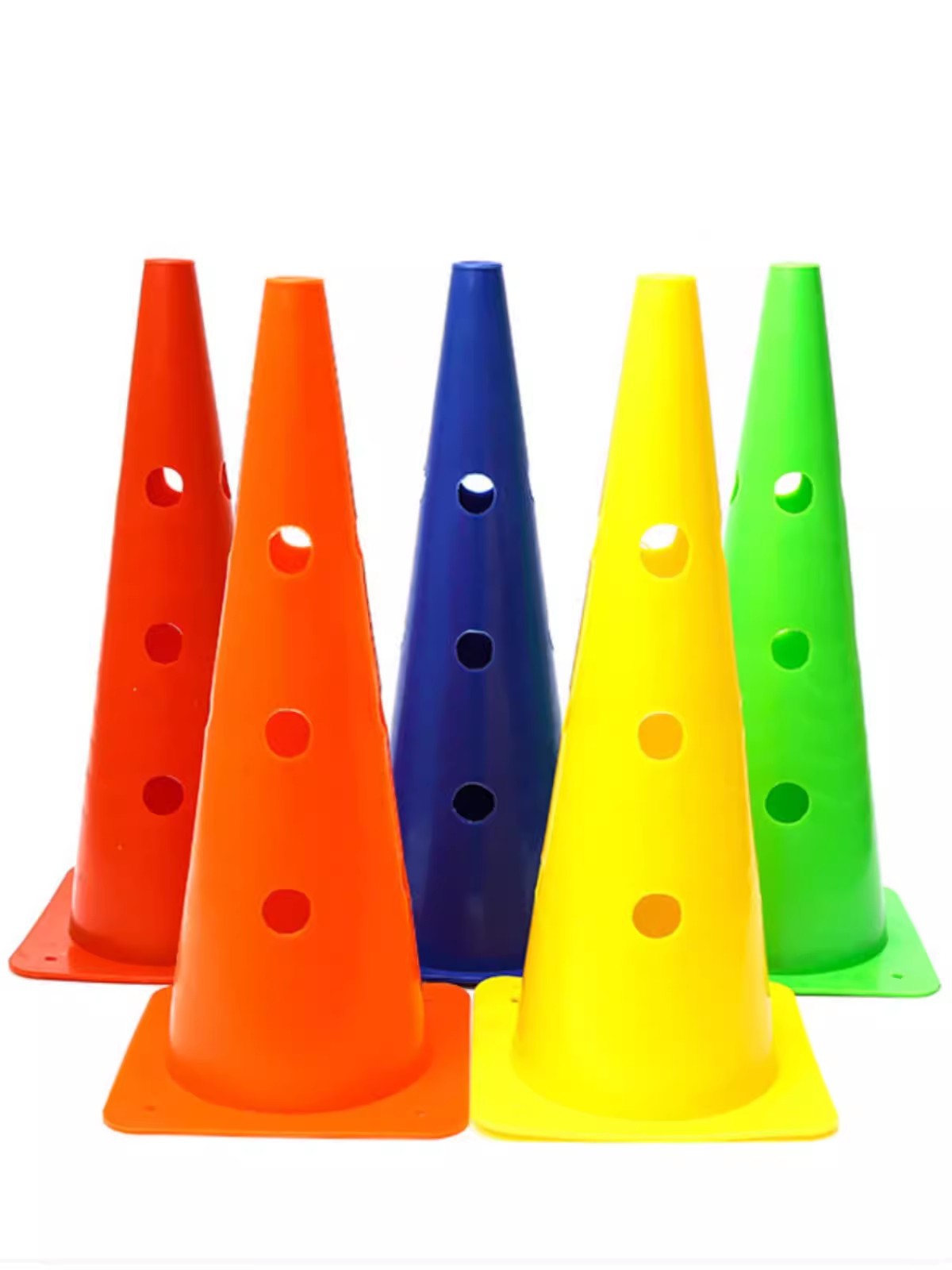 Logo cubo de entrenamiento de fútbol equipo obstáculo cubo de plástico tubo de helado engrosamiento 18/23/32/38/48cm cubo cónico