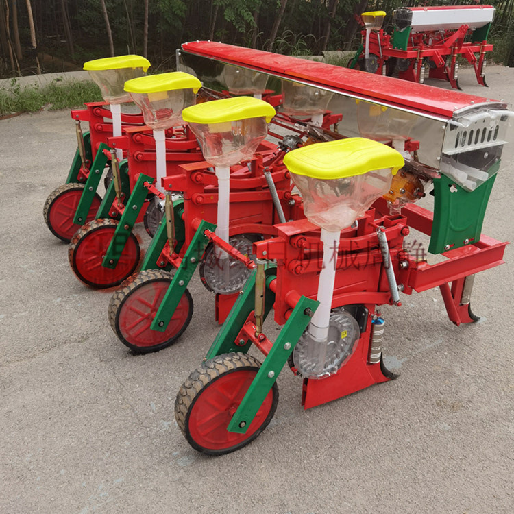 悬浮玉米播种机  2-6行黄豆精播机  农用机械大豆施肥播种一体机