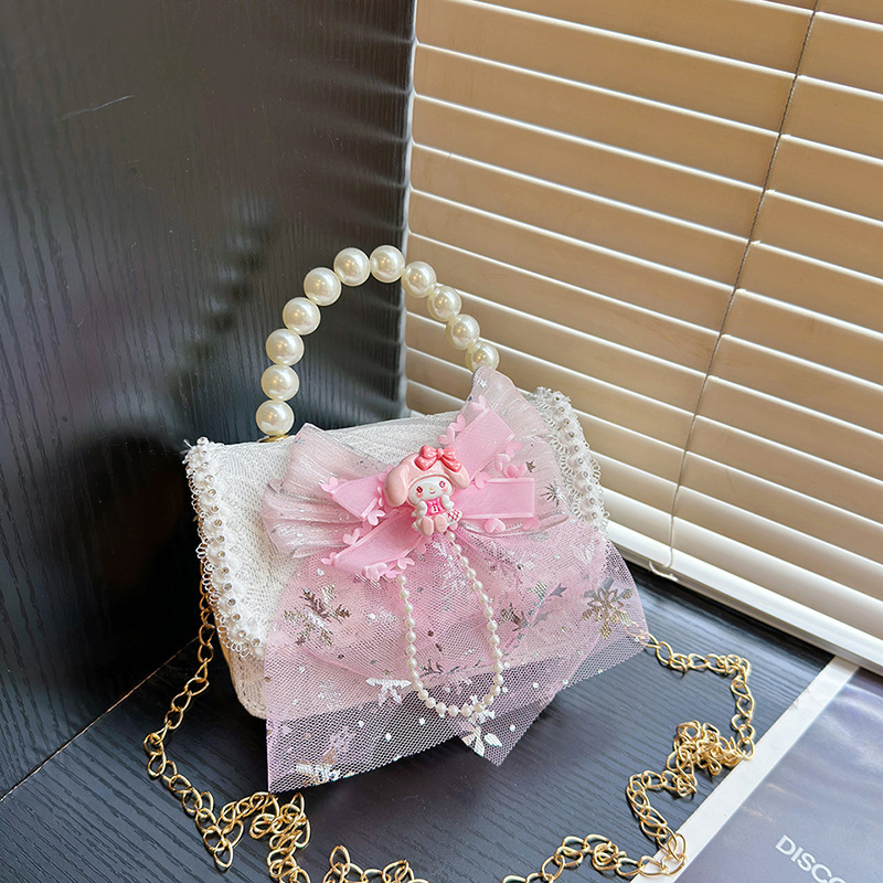 Nuevo niño Kulomi bolso de hombro de moda pequeño viento fragante bolso de niña para salir bolso de hombro coreano universal