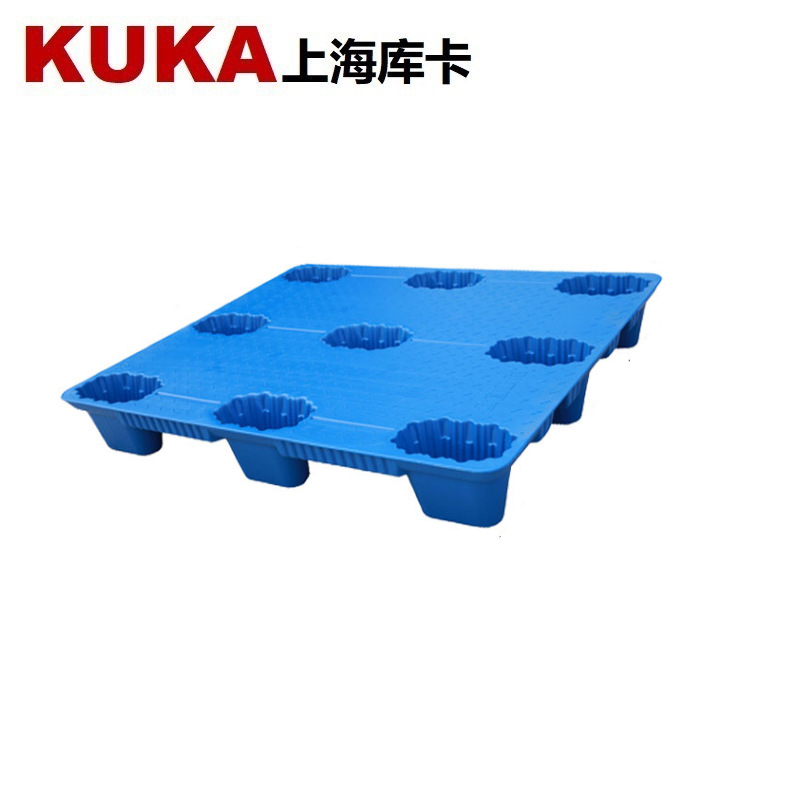 塑料托盘1.2*1米 吹塑九脚结构好承载高加厚卡板物流仓储工厂通用