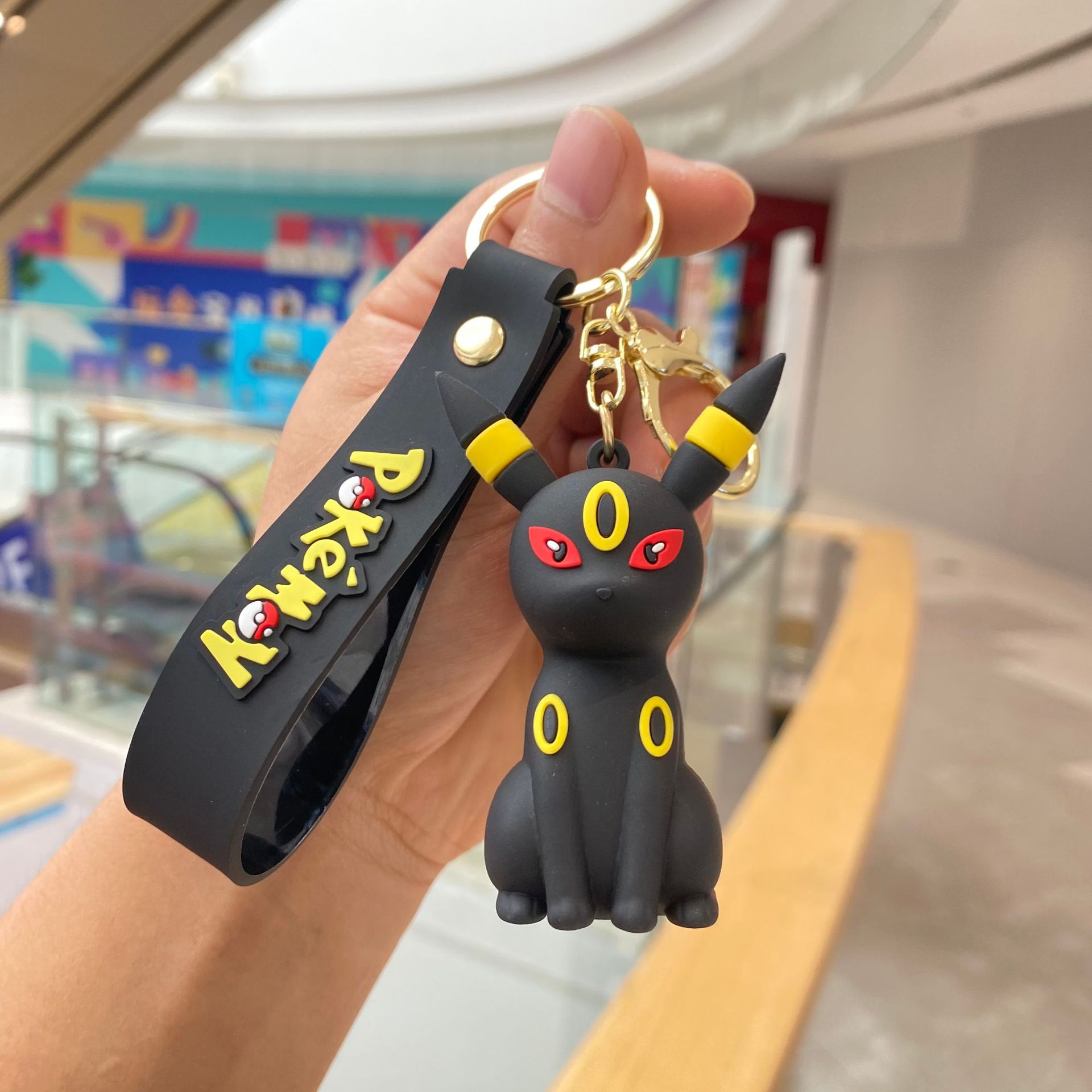 Dibujos animados Pikachu llavero Segunda Generación EBU muñeca clave colgante accesorios del coche lindo regalo de la muñeca al por mayor