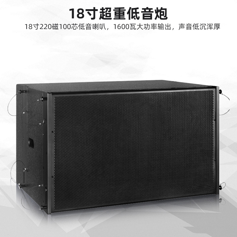 Venta al por mayor personalizado profesional línea matriz de audio gran boda etapa al aire libre rendimiento ingeniería doble 810-pulgadas