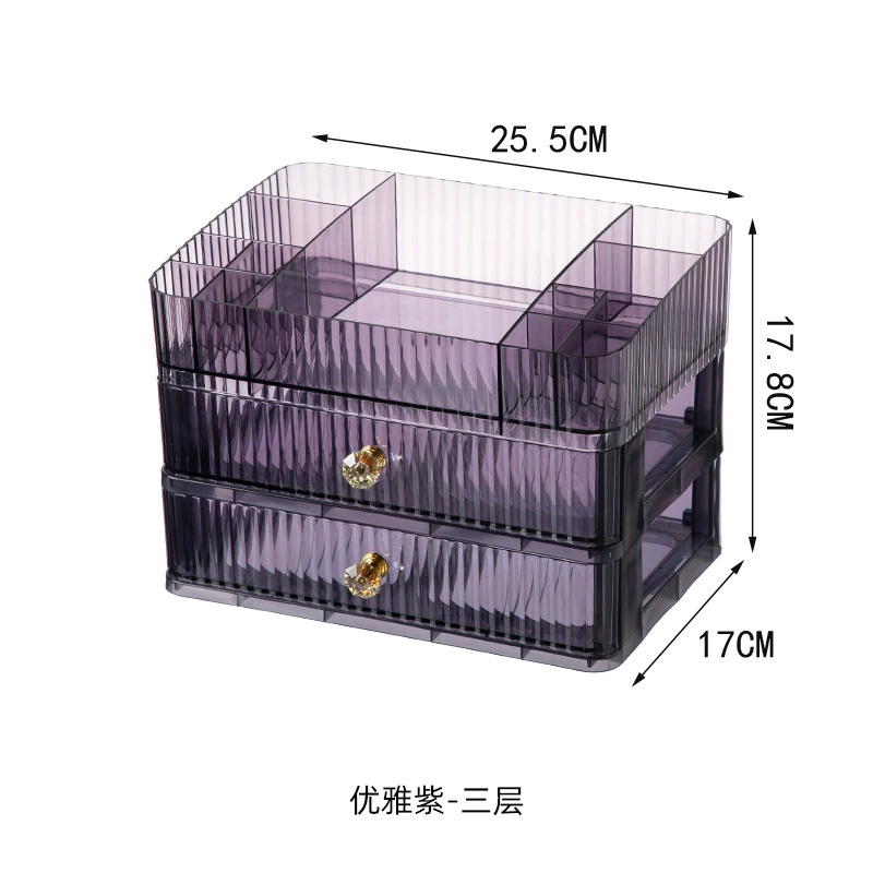 Table storage box, cosmetic plastic storage system, lipstick for skin care