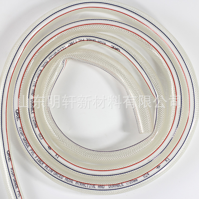 PVC纤维增强软管 耐磨耐腐蚀蛇皮管 农用灌溉防冻抗老化pvc管线管