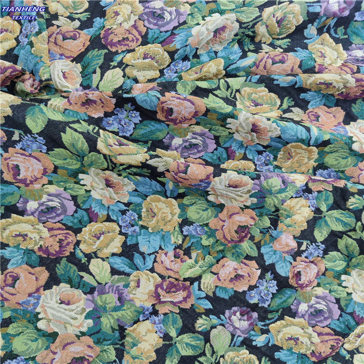 现货杂花提花布时装女装外套西装连衣裙短裙箱包手作面料直供批发