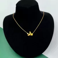 0.115ct18K Золотое желтое бриллиантовое ожерелье в чистоте против сертификата Стильное минималистское изысканное бриллиантовое ожерелье
