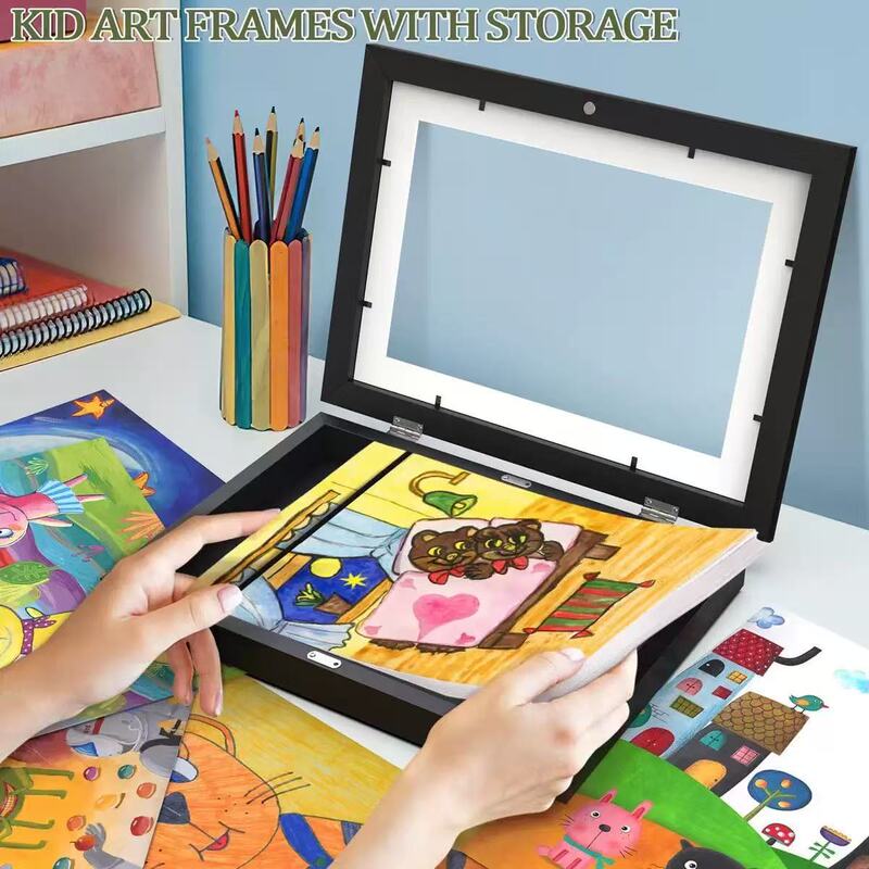 Flip Photo Frame Kidsartframe Cross-Border Large-Capacity Kidsren's Painting Storage Storage Frame A4 Painting Certificate Wholesale Flip Photo Frame Kidsartframe Cross-Border Large-Capacity Kidsren's Painting Storage Storage Frame A4 Painting Certificate Wholesale