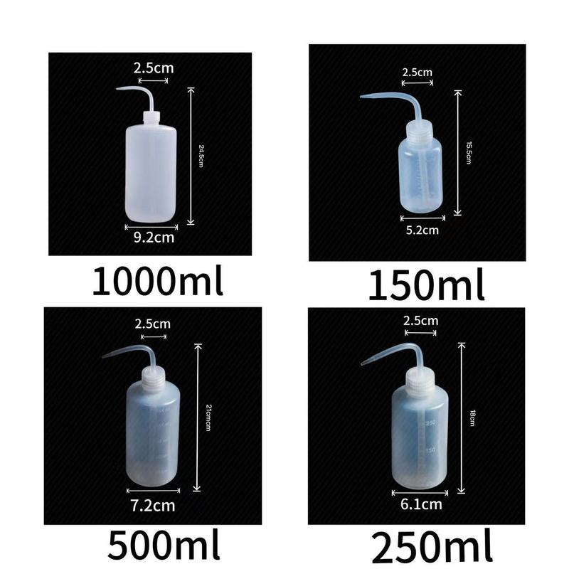 プラスチックボトル洗浄ボトル、エルボ洗浄ボトル、直角ボトル、在庫あり、多肉植物じょうろ、絞りボトル、まつげ美容洗浄ボトル、洗浄ボトル|undefined