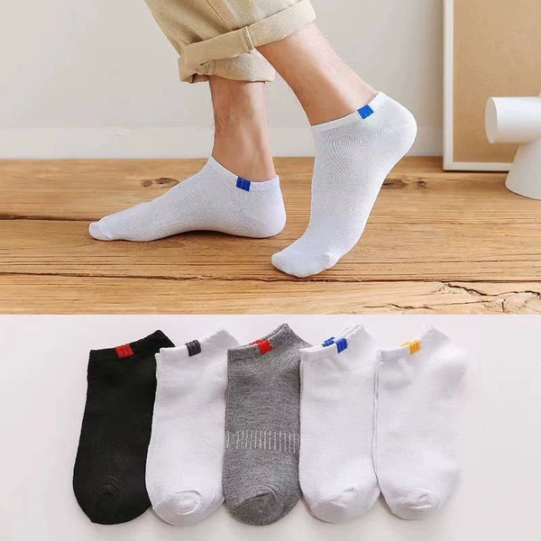 Classic sports boat socks: five colors
