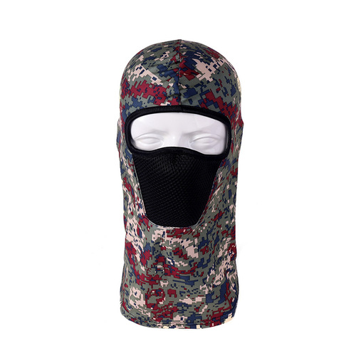 Factory Direct Supply Cross-Border Camouflage Breathable Cycling Mask for Men and Women Outdoor Sunshade Face Mask Sports Cycling Equipment