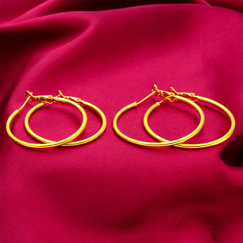 Vietnam Shajin ladies smooth earrings earrings cross-border Women's smooth earrings wholesale