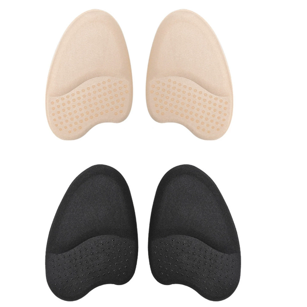 Нескользящая гелевая Передняя подушка для ладони, обувь на высоком каблуке, утолщенная амортизирующая Подушка половинного размера, впитывающая пот, дышащая Массажная Нескользящая подушка половинного размера