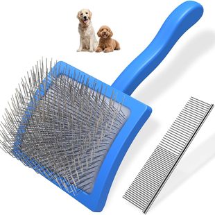 Cross-border dog needle comb pull hair comb teddy row comb than bear comb pet cat dog hair comb fluffy to floating hair artifact