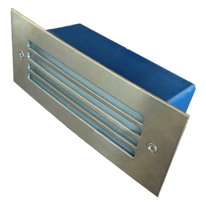 Водонепроницаемый угловой светильник, прикроватный светильник, светильник для ступеней лестницы, ночник для коридора, настенный светильник из нержавеющей стали, в том же стиле, что и для виллы